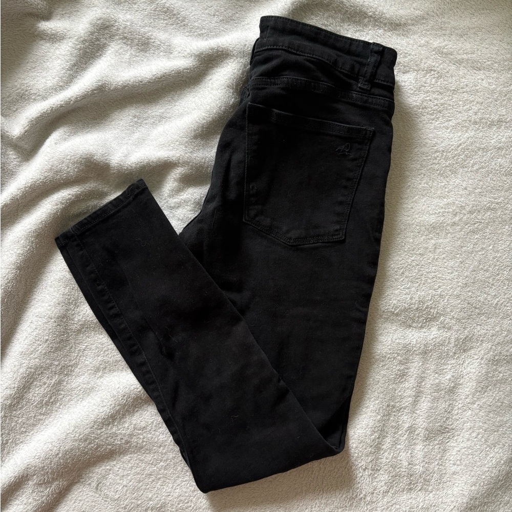 DL1961 Black Skinny Jeans Full-Length Fitted
